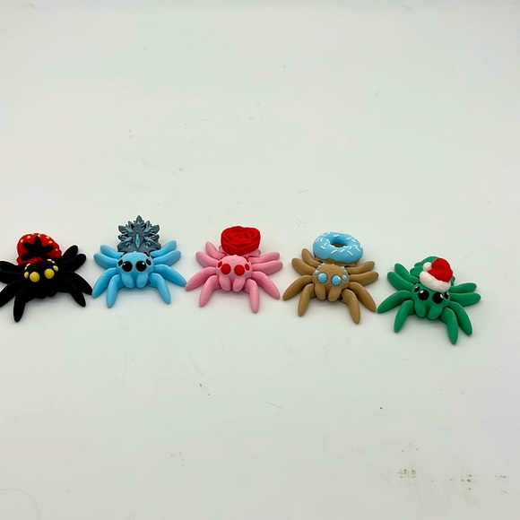 3D printed 5 Pack Spiders Fidget Toy Fun Collectible Stress … - Picture 1 of 6